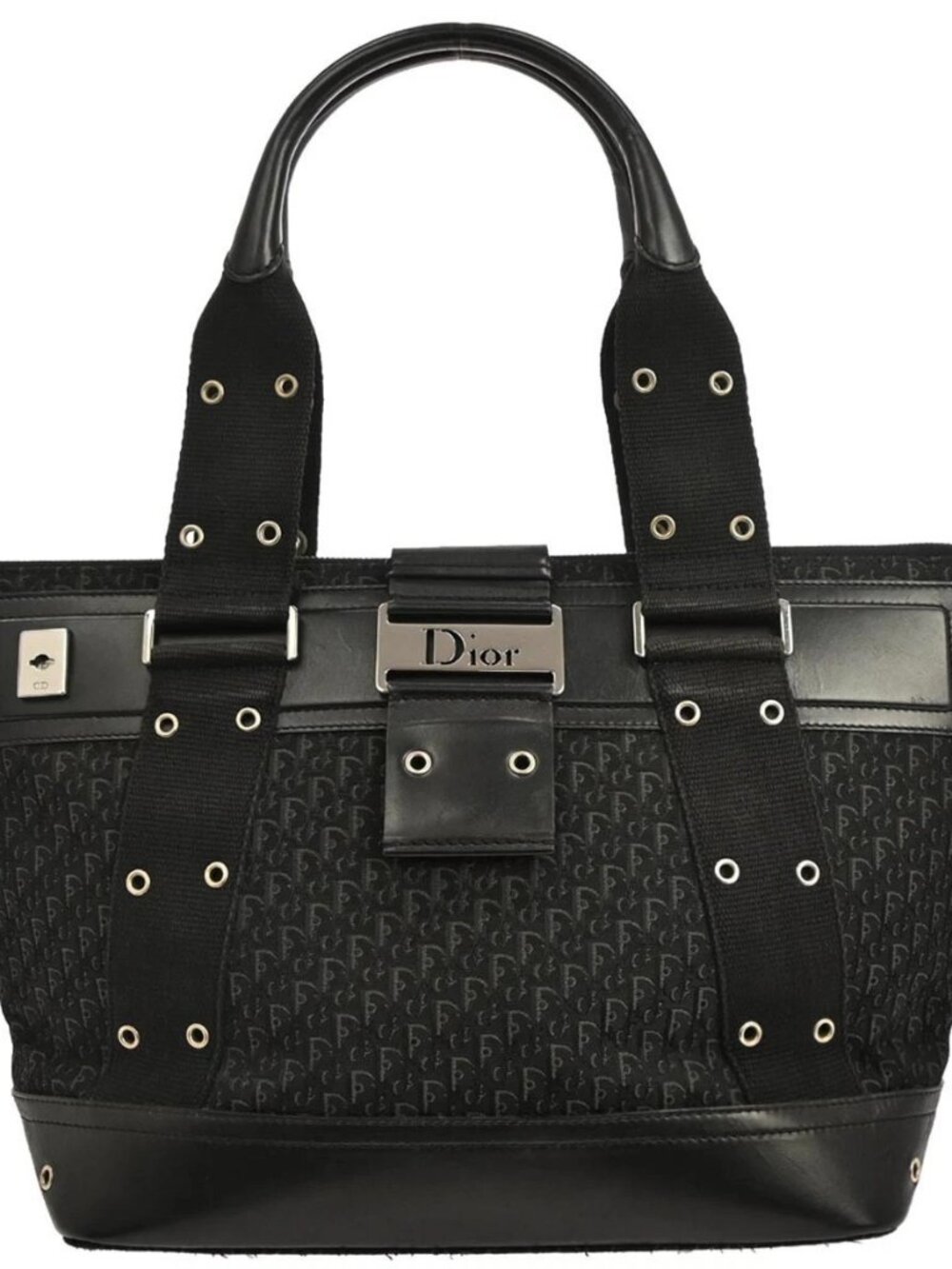 Christian Dior Black Trotter Street Chic Tote Bag MA-0052 155451